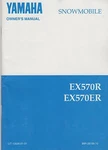 1991 Yamaha EX570R, EX570ER Snowmobile Owners Manual LIT-12628-01-31 (870). Fixed Price $34.08.