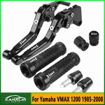 Black For Yamaha Vmax 1200 1985-2008 Cnc Handle Grips Cap Brake Clutch Lever Set. Fixed Price $54.27.