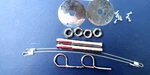 Vintage Snowmobile Hood Kit W/ Lanyards Pins & Scuff Plates Merc Rupp 2-SET. Fixed Price $34.99.