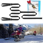 Snowmobile Tow Strap With Hook, 19FT Rope, Quick Up For Sled, Skidoo,. Fixed Price $25.97.