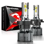Chusyyray Combo 2 H4 9003 Led Headlight Bulbs High Low Beam Super White 10000LM. Fixed Price $23.99.