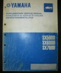 1999 - 2000 Yamaha SX500D SX600D SX700D Snowmobile Supplementary Service Manual. Fixed Price $29.21.