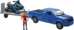 New Ray Toys Die-cast Replica Truck With Trailer And Snowmobile SS-37406. Fixed Price $58.99.