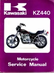 Kawasaki KZ440 Service Manual. Fixed Price $25.00.