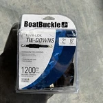 Boatbuckle Kwik-lok Transom Tie-down 2" X 6' Pair #F13112. Fixed Price $31.99.