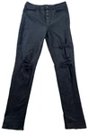 American Eagle Next Level Stretch Super High Rise Button Fly Black Jeggings 12. Fixed Price $22.10.
