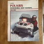 Clymer Polaris Indy Snowmobile Shop/repair Manual 1984-89. Fixed Price $35.00.