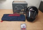 Vintage Yamaha Sno-force Full Face Black Snowmobile Helmet W/box Med 7 1/8. Fixed Price $89.99.