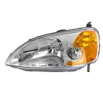 Oem Grade Left Headlight 2001-2003 Honda Civic Dx Lx Hx Ex Coupe 33151-S5P-A01. Fixed Price $212.75.
