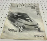 Skidoo 484-0647-04 1997 Ski-doo Grand Touring Se Shop Manual Supplement. Fixed Price $9.99.