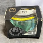 Dragon Nfx Flair Biker Goggle, Yellow-grey Gold Ionized Extra Clear Lens Read. Fixed Price $70.00.