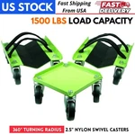 Snowmobile Dolly Set Cart V-slide Swivel Caster Sled Roller Moving Garage Floor. Fixed Price $75.25.