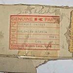 (2) New Oem Kawasaki Part# 040517 12V 60/60W Bulb Nos. Fixed Price $8.50.