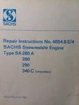 Amphicat 6X6 Sachs 4054.6 280 290 Engine Service Repair Manual Snowmobile. Fixed Price $109.95.