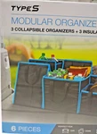 Type Modular Trunk Organizer Set Collapsible /3 Insulated Bags 6 Pieces New. Fixed Price $19.97.
