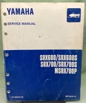 Gen. Yamaha LIT-12618-01-95 SRX600/SRX600S, SRX700/SRX700S Service Manual '97. Fixed Price $89.99.