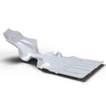 Polaris Snowmobile New Oem Axys Ultimate Skid Plate, White, 2880383-133. Fixed Price $199.99.