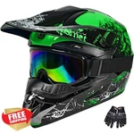 Zjhelm Youth Motocross Helmet Medium Green Dot. Fixed Price $84.88.