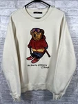 Etnt Ski Bear Sweatshirt Mens Size Xl Eternity Cream Long Sleeve Crew. Fixed Price $37.49.