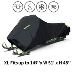 Heavy Duty Snowmobile Cover Arctic Cat Polaris Ski Doo Yamaha Fit Up To 145"L. Fixed Price $40.50.
