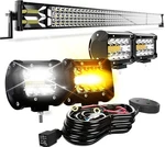Flood/spot Combo Led Light Bar Kit: 52" & 4X4" Pods For Off-road. Fixed Price $137.99.