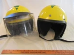 Vtg. John Deere Snowmobile Motorcycle Helmets 1970'S Green Yellow Large/x. Fixed Price $185.00.