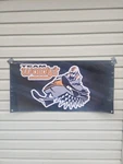 Woody's Snowmobile Studs Vinyl Banner Gold Diggers Woodys. Fixed Price $28.90.