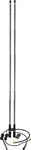 Quadboss 609667 Qb 6FT Clear Dual Whip Bt. Fixed Price $201.39.