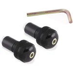Bikemaster Black Anti-vibration Bar Ends 15-6005. Fixed Price $12.99.