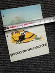 Ski-doo Original 1968 Snowmobile Brochure * Usa. Fixed Price $35.00.