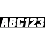 Hardline 2 In. Series White Number/letter Kit - WHI500EC. Fixed Price $16.16.