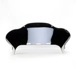 Powermadd Cobra 14 1/2 In. Low Black/black Windshield - 13223. Fixed Price $135.00.