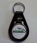Reproduction Vintage Skiroule Snowmobile Medallion Style Leather Keychain (052). Fixed Price $19.99.
