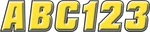 Hardline Snowmobile Id Kit - Yellow/black YEBLK500. Fixed Price $18.45.