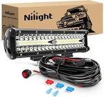 Nilight 300W Triple Row Flood Spot Combo Led Off Road Lights. Fixed Price $39.99.