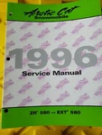 Arctic Cat 1996 Service Manual Zr, Ext 2255-311. Fixed Price $7.50.