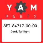 8ET-84717-00-00 Yamaha Cord, Taillight 8ET847170000, New Genuine Oem Part. Fixed Price $41.63.