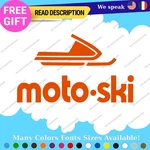 Fits Orange Decals Stickers Vinyl Old Vintage Snowmobile. Fixed Price $8.52.