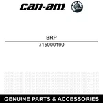 Brp Ski-doo Can-am Oem Attache Miroir Mirror Bracket 715000190. Fixed Price $17.95.