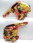 2014 Polaris Switchback Assault 800 #2 Right & Left Side Panels Indy Red Wrap. Fixed Price $199.99.