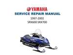 Yamaha SRX600 Service Manual 1997-2002 MSRX700P Usb & Link. Fixed Price $14.99.