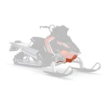 Polaris Oem Axys Ultimate Skid Plate 2880383-647 Orange Snowmobile. Fixed Price $199.99.