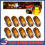10X Pure Amber Led Light Thin Clearance Side Marker Lamp Super Bright Usp. Fixed Price $12.34.