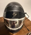 Scorpion Exo 900 Modular Helmet Matte Black Sz Small Heated Shield Sun. Fixed Price $35.00.