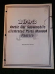 1993 Arctic Cat Snowmobile Illustrated Parts Manual Pantera 0650-222 Dealer. Fixed Price $7.51.