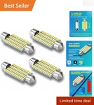 4-PACK 578 Led Car Bulbs 6000K Bright White Interior Lights For Easy Upgrade. Fixed Price $20.99.
