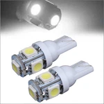 2X White 5 Smd Led T10 Wedge Interior Instrument Panel Gauge Replacement Bulbs. Fixed Price $7.59.