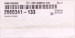Genuine Polaris Indy Rear Bump Kit Part Number 2880341-133. Fixed Price $54.99.