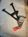 Polaris Left Lower Control Arm & Spindle #2203021-067 #1823248. Fixed Price $150.00.