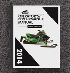 6000 Snowmobile Operator Performance Manual Fits 2014 Arctic Cat Pro 2259874. Fixed Price $21.86.